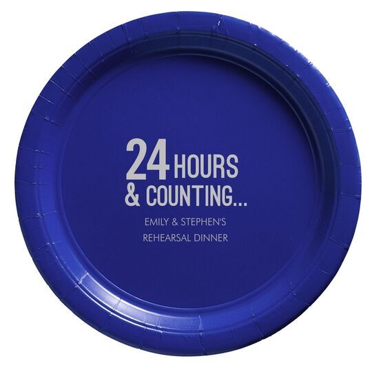 24 Hours and Counting Paper Plates